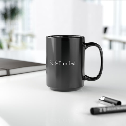Self-Funded Mug - Black, 15oz
