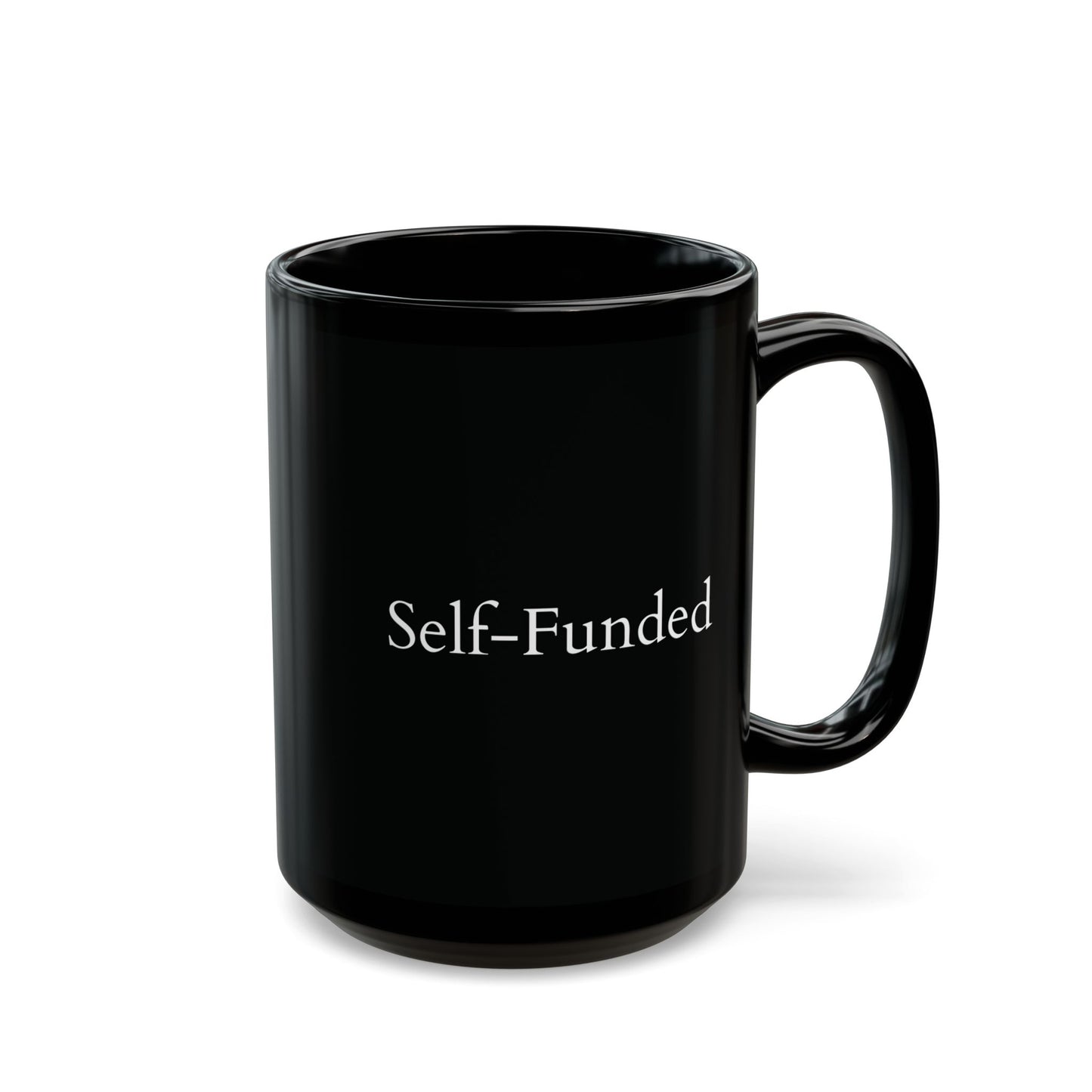 Self-Funded Mug - Black, 15oz