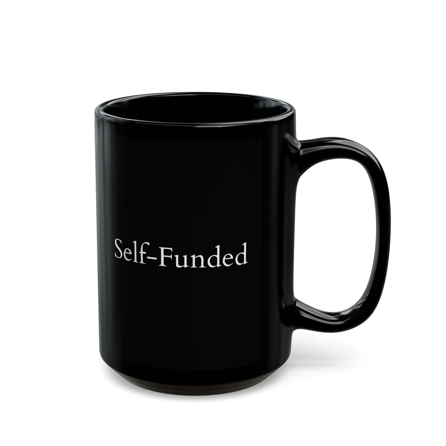 Self-Funded Mug - Black, 15oz